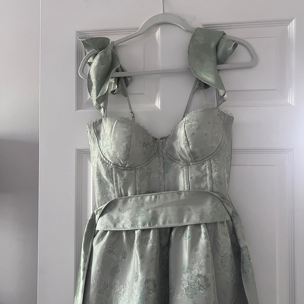 V. Chapman Sage Green Maxi Dress